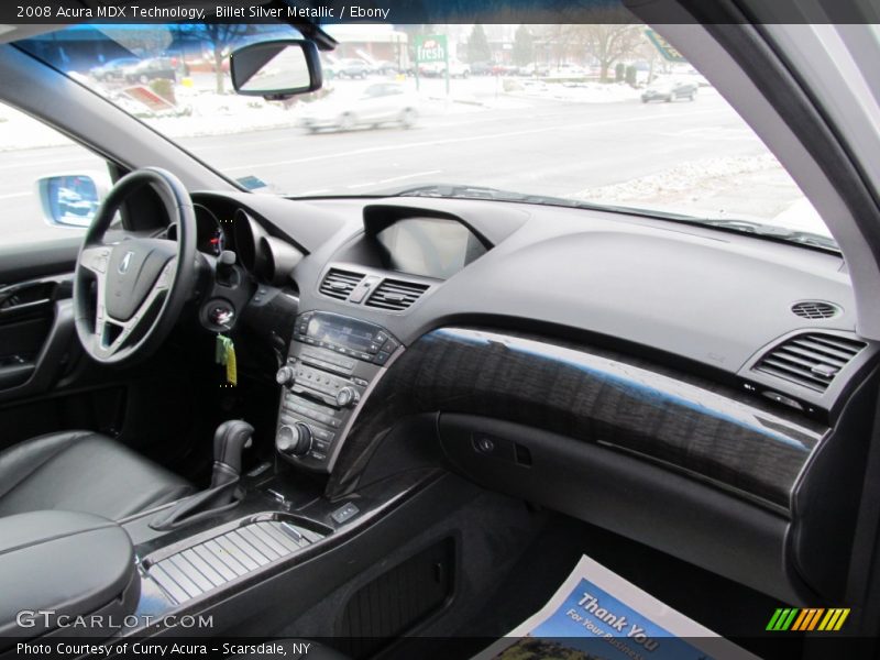 Billet Silver Metallic / Ebony 2008 Acura MDX Technology