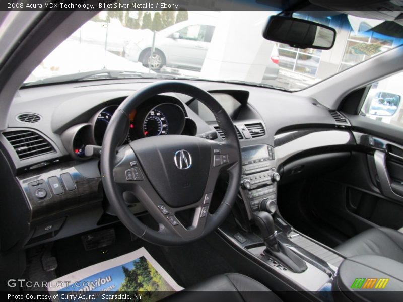 Billet Silver Metallic / Ebony 2008 Acura MDX Technology