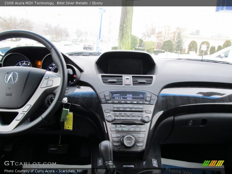 Billet Silver Metallic / Ebony 2008 Acura MDX Technology