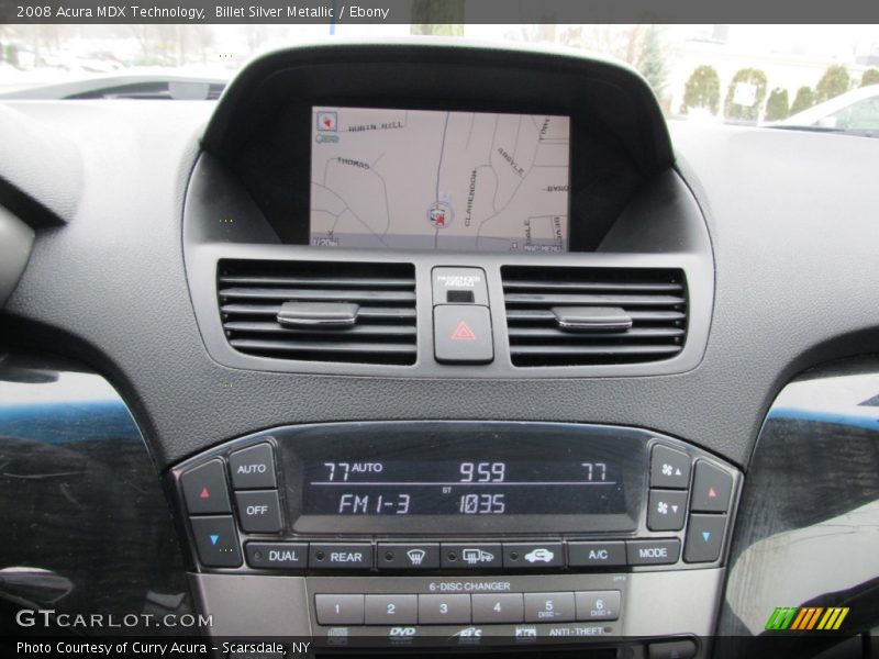 Billet Silver Metallic / Ebony 2008 Acura MDX Technology