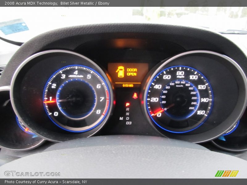 Billet Silver Metallic / Ebony 2008 Acura MDX Technology