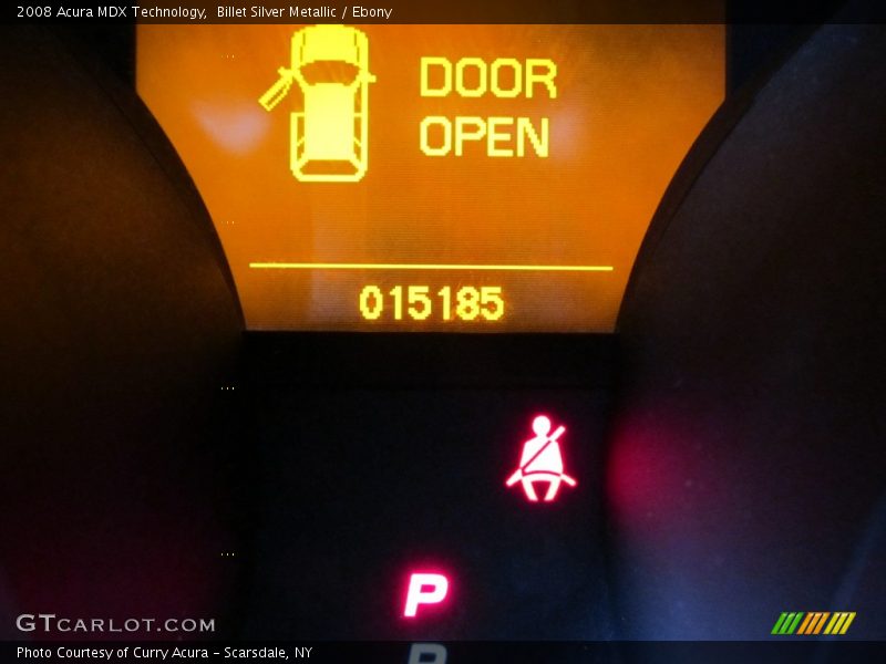 Billet Silver Metallic / Ebony 2008 Acura MDX Technology