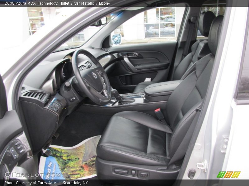 Billet Silver Metallic / Ebony 2008 Acura MDX Technology