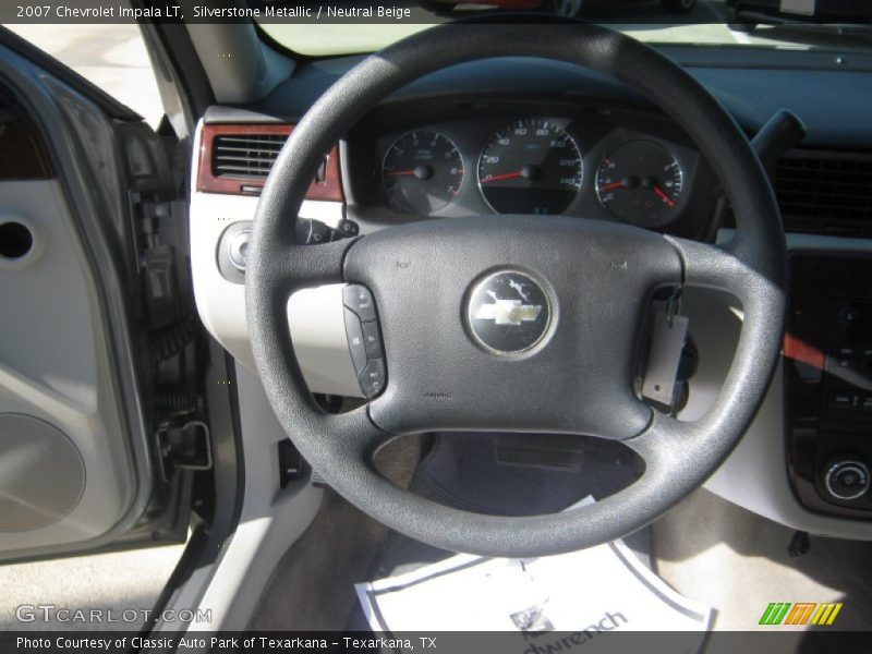 Silverstone Metallic / Neutral Beige 2007 Chevrolet Impala LT
