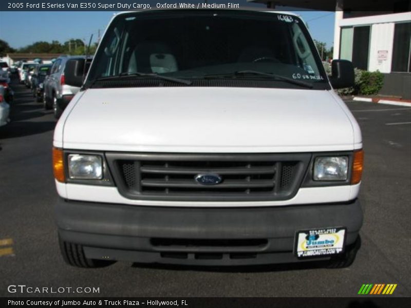 Oxford White / Medium Flint 2005 Ford E Series Van E350 Super Duty Cargo
