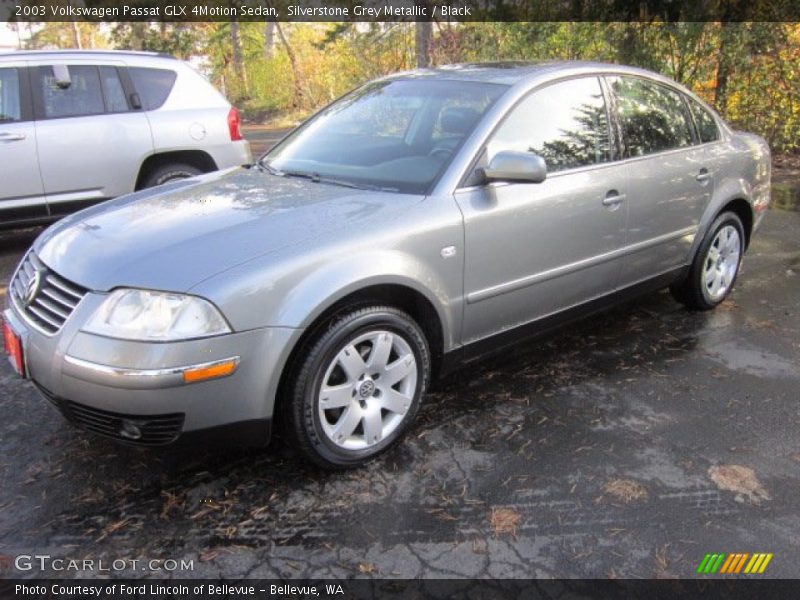 Silverstone Grey Metallic / Black 2003 Volkswagen Passat GLX 4Motion Sedan