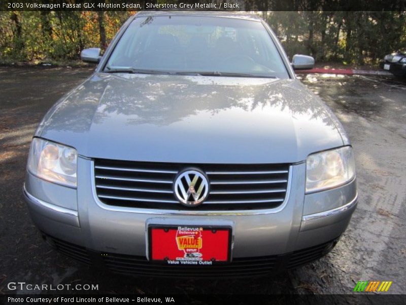 Silverstone Grey Metallic / Black 2003 Volkswagen Passat GLX 4Motion Sedan