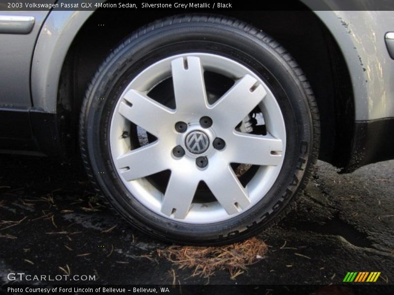 Silverstone Grey Metallic / Black 2003 Volkswagen Passat GLX 4Motion Sedan