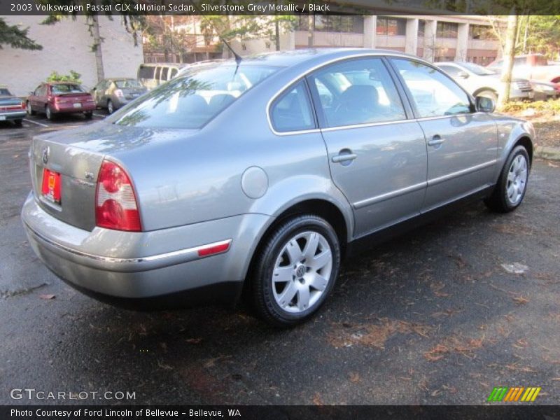 Silverstone Grey Metallic / Black 2003 Volkswagen Passat GLX 4Motion Sedan