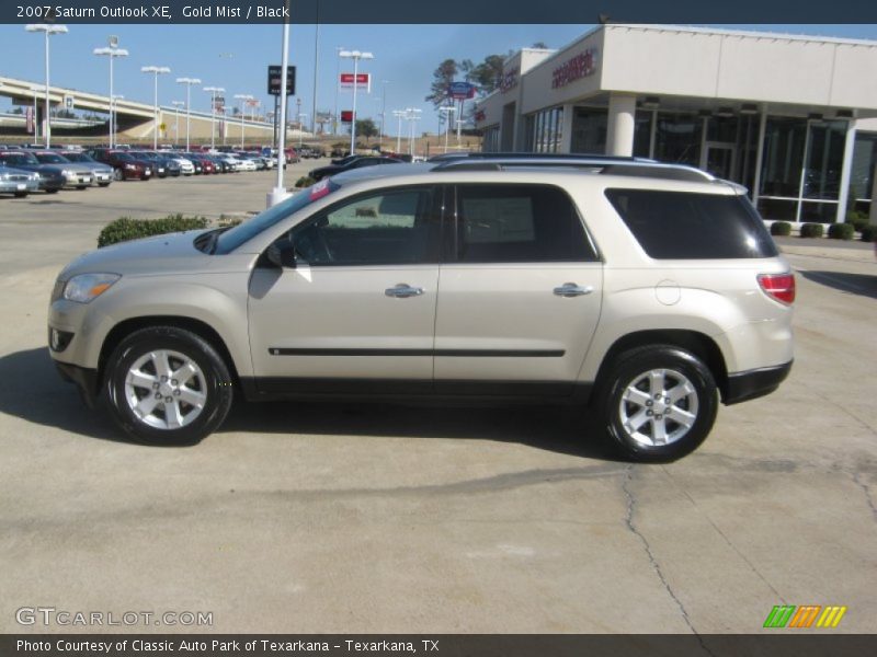 Gold Mist / Black 2007 Saturn Outlook XE