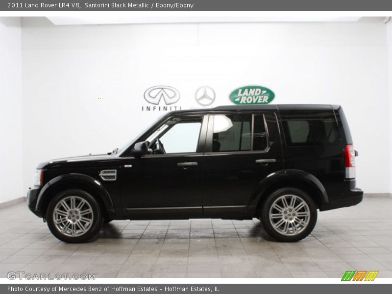 Santorini Black Metallic / Ebony/Ebony 2011 Land Rover LR4 V8