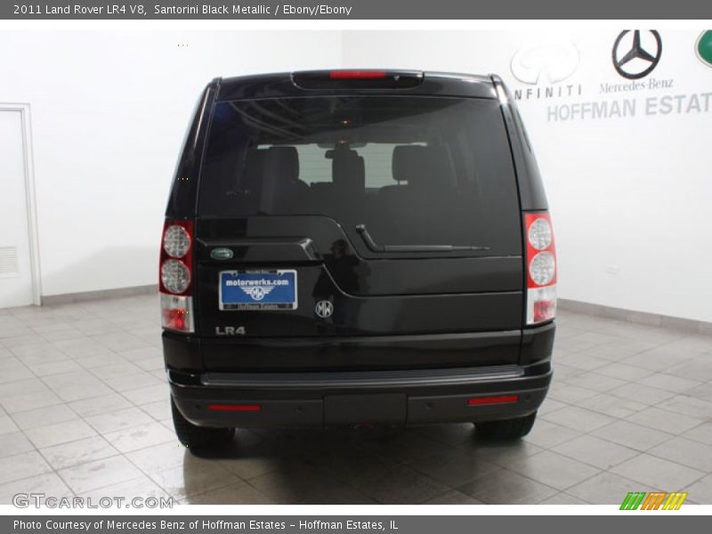 Santorini Black Metallic / Ebony/Ebony 2011 Land Rover LR4 V8