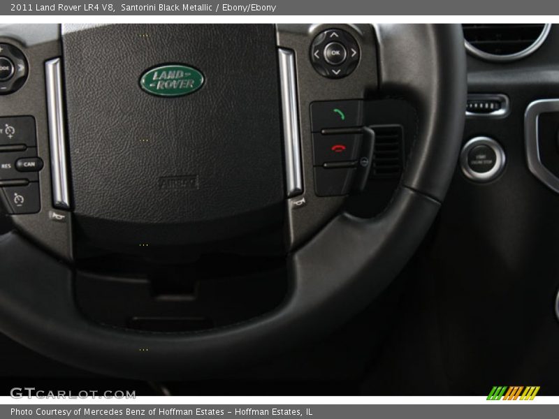 Santorini Black Metallic / Ebony/Ebony 2011 Land Rover LR4 V8
