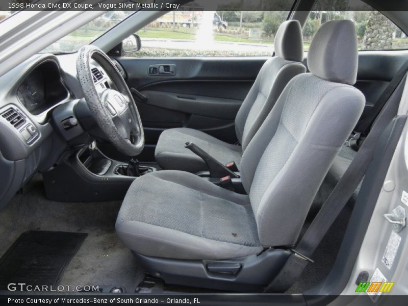  1998 Civic DX Coupe Gray Interior