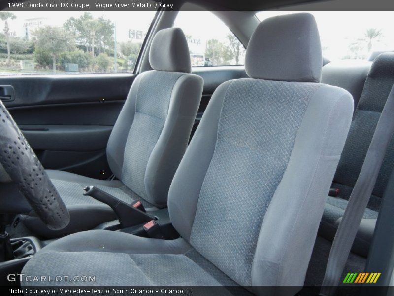 Vogue Silver Metallic / Gray 1998 Honda Civic DX Coupe