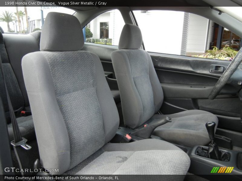 Vogue Silver Metallic / Gray 1998 Honda Civic DX Coupe