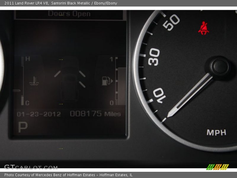 Santorini Black Metallic / Ebony/Ebony 2011 Land Rover LR4 V8