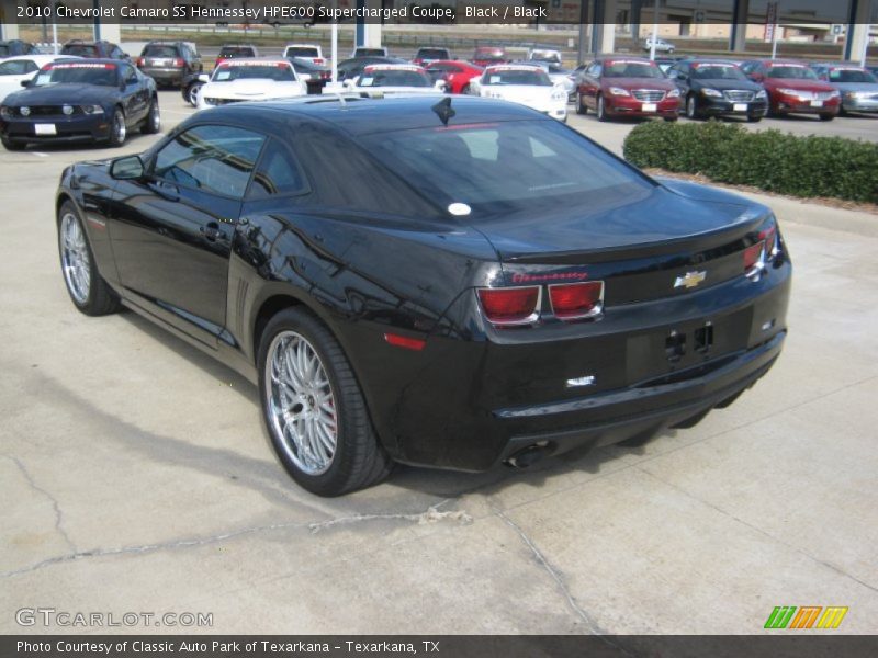  2010 Camaro SS Hennessey HPE600 Supercharged Coupe Black
