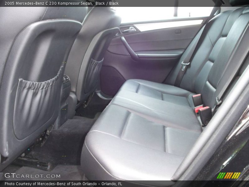 Black / Black 2005 Mercedes-Benz C 230 Kompressor Sedan