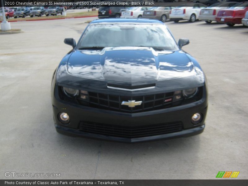 Black / Black 2010 Chevrolet Camaro SS Hennessey HPE600 Supercharged Coupe