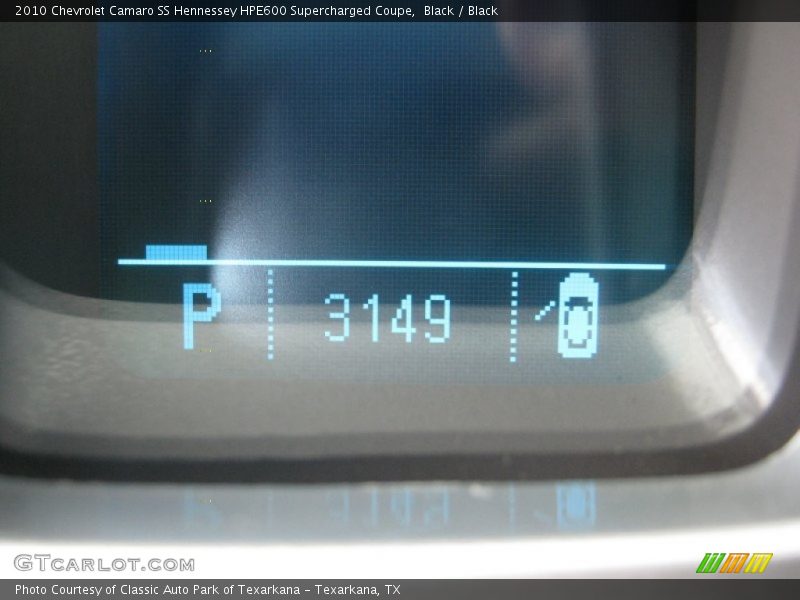 Black / Black 2010 Chevrolet Camaro SS Hennessey HPE600 Supercharged Coupe