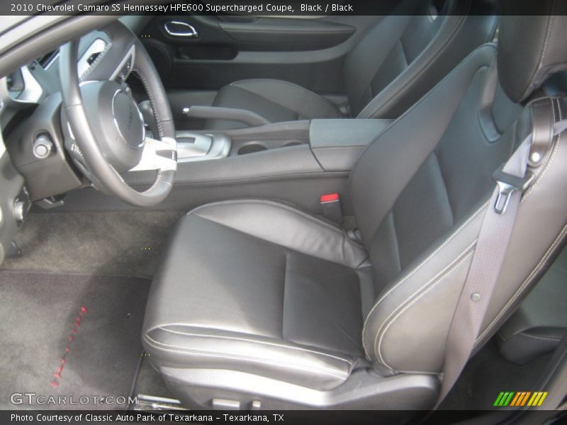  2010 Camaro SS Hennessey HPE600 Supercharged Coupe Black Interior