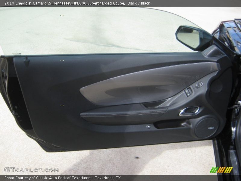 Black / Black 2010 Chevrolet Camaro SS Hennessey HPE600 Supercharged Coupe