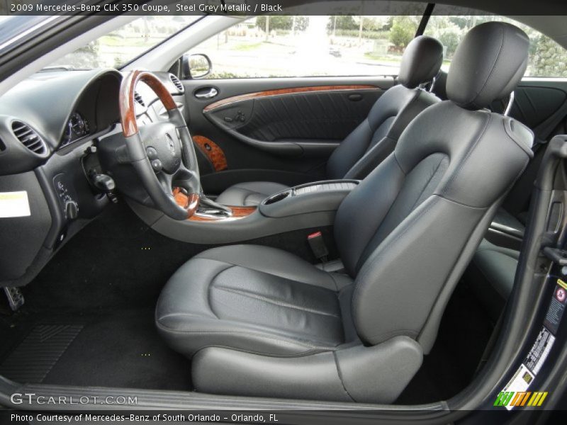 Front Seat of 2009 CLK 350 Coupe