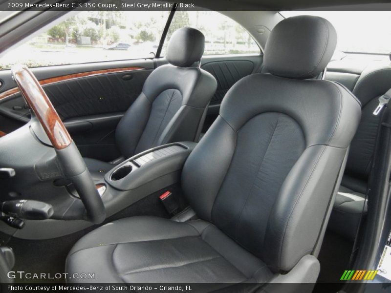  2009 CLK 350 Coupe Black Interior