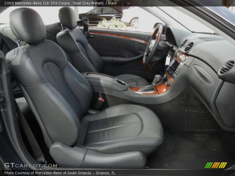 Front Seat of 2009 CLK 350 Coupe