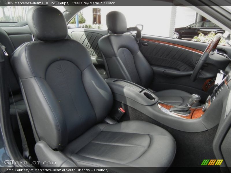  2009 CLK 350 Coupe Black Interior
