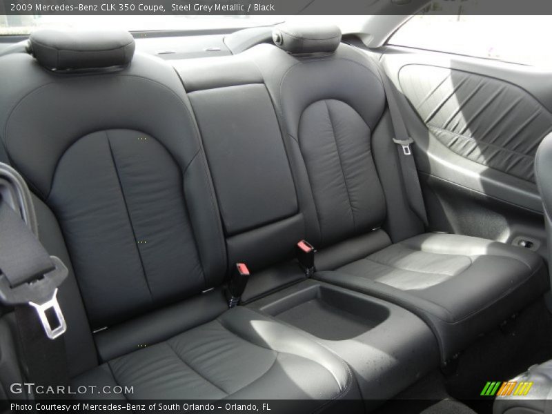  2009 CLK 350 Coupe Black Interior