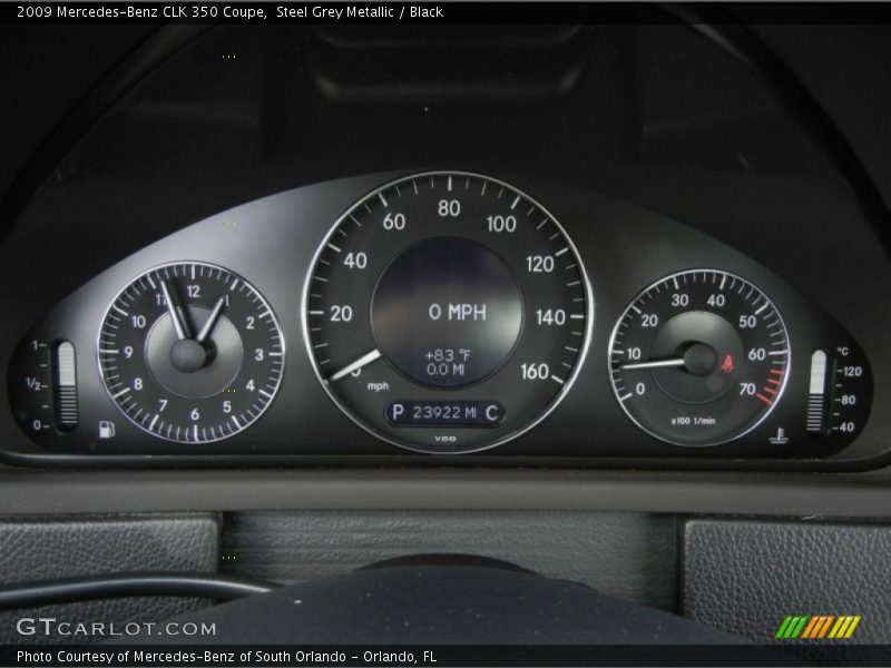  2009 CLK 350 Coupe 350 Coupe Gauges