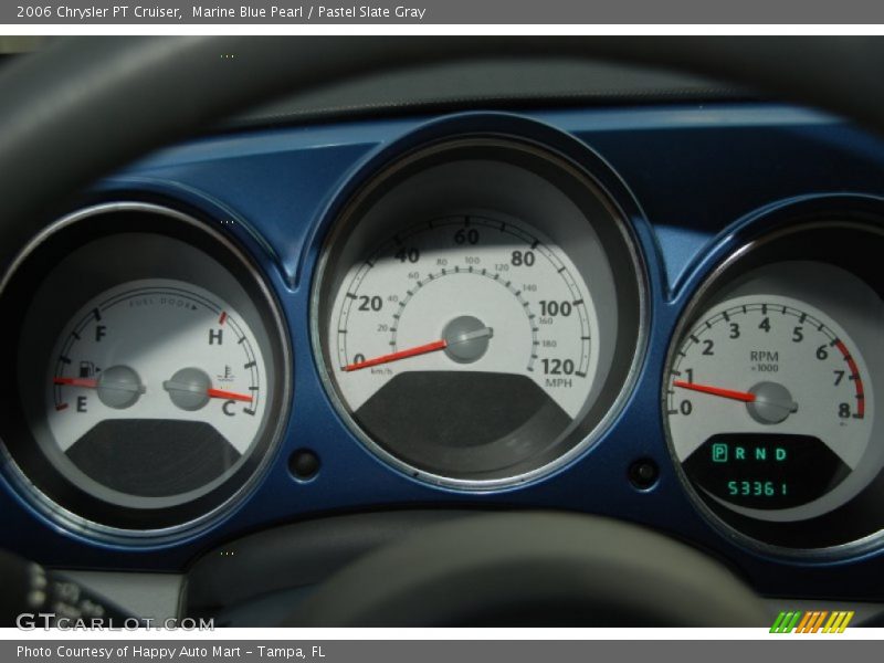 Marine Blue Pearl / Pastel Slate Gray 2006 Chrysler PT Cruiser