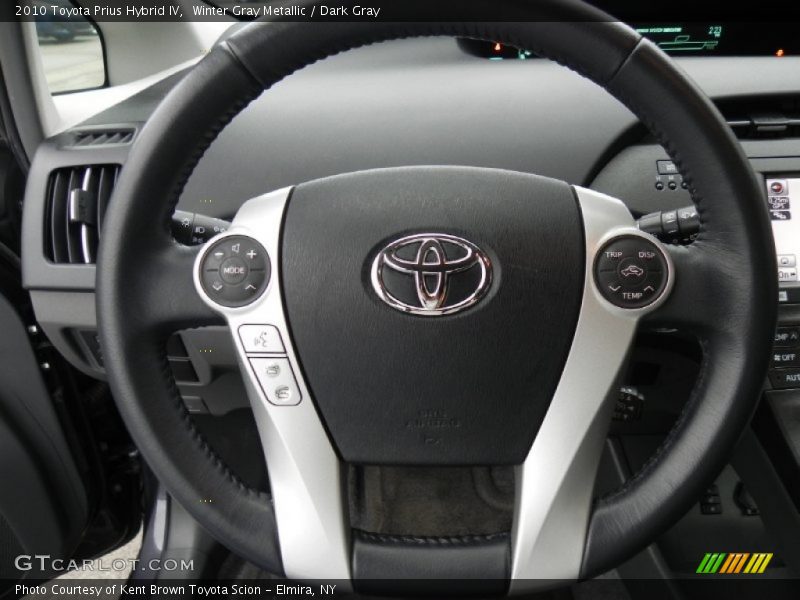 Winter Gray Metallic / Dark Gray 2010 Toyota Prius Hybrid IV