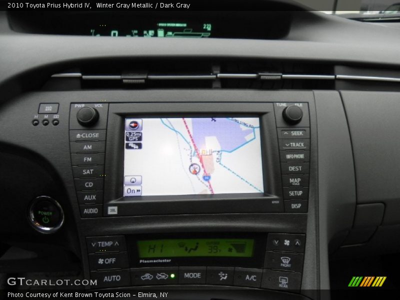 Winter Gray Metallic / Dark Gray 2010 Toyota Prius Hybrid IV