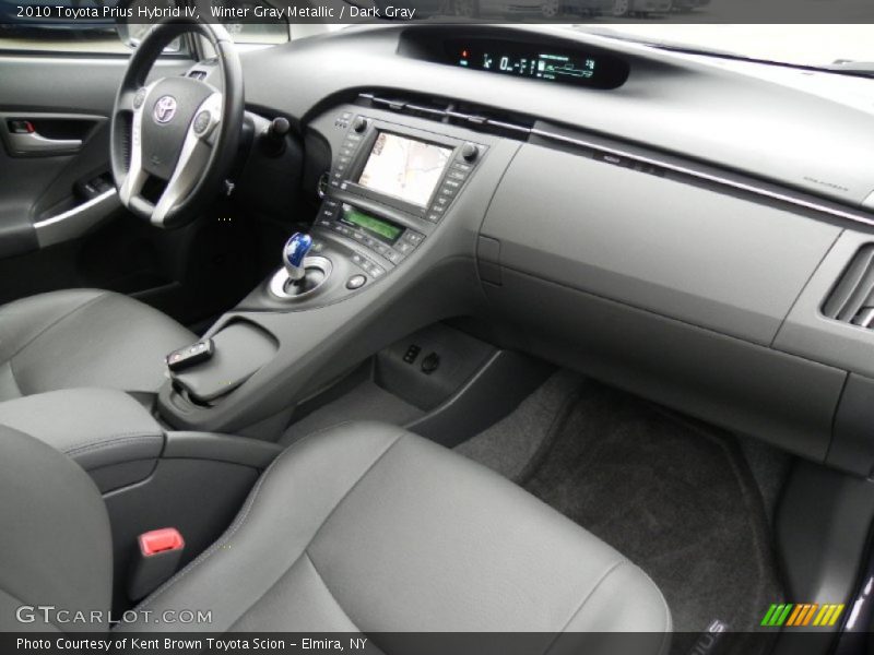 Winter Gray Metallic / Dark Gray 2010 Toyota Prius Hybrid IV