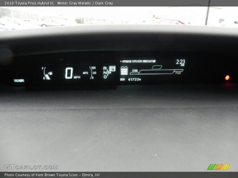 Winter Gray Metallic / Dark Gray 2010 Toyota Prius Hybrid IV