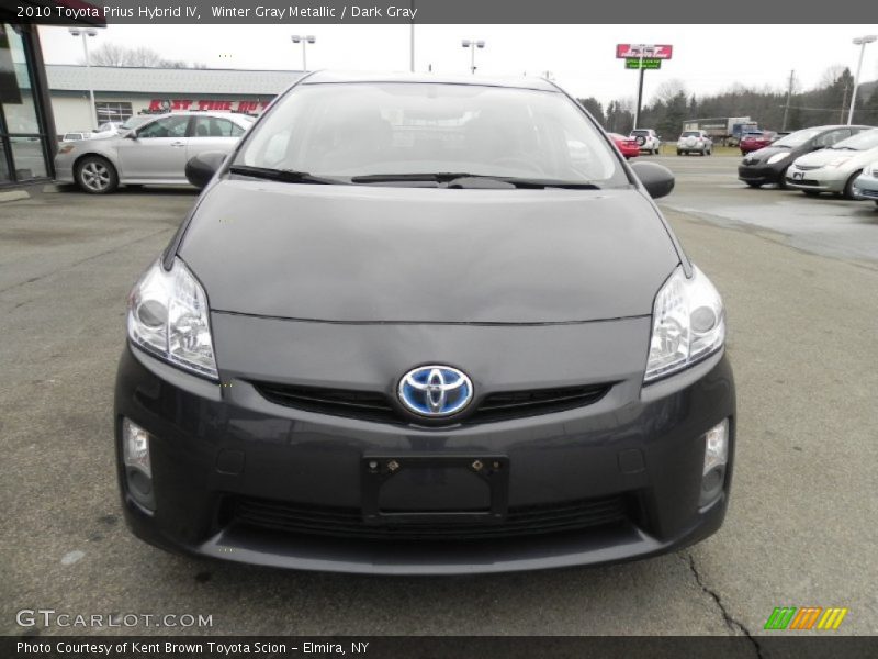 Winter Gray Metallic / Dark Gray 2010 Toyota Prius Hybrid IV