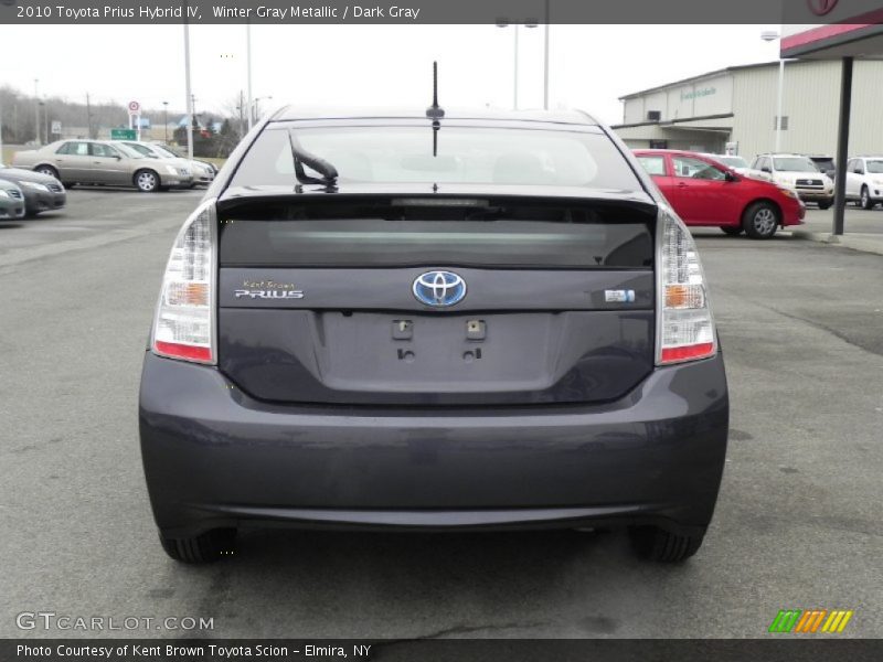 Winter Gray Metallic / Dark Gray 2010 Toyota Prius Hybrid IV