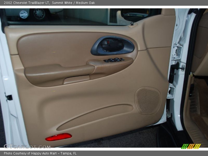 Summit White / Medium Oak 2002 Chevrolet TrailBlazer LT