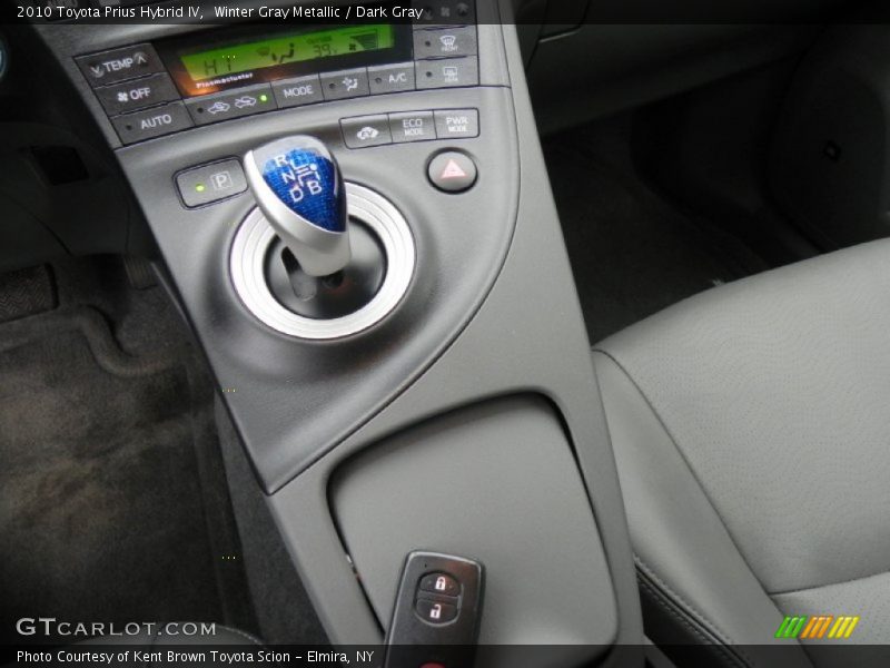 Winter Gray Metallic / Dark Gray 2010 Toyota Prius Hybrid IV
