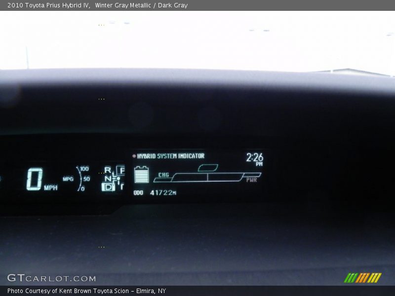 Winter Gray Metallic / Dark Gray 2010 Toyota Prius Hybrid IV