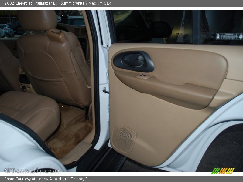 Summit White / Medium Oak 2002 Chevrolet TrailBlazer LT