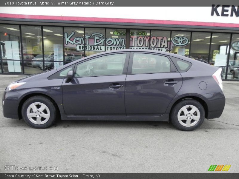 Winter Gray Metallic / Dark Gray 2010 Toyota Prius Hybrid IV