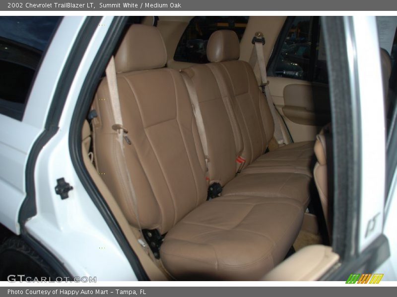 Summit White / Medium Oak 2002 Chevrolet TrailBlazer LT