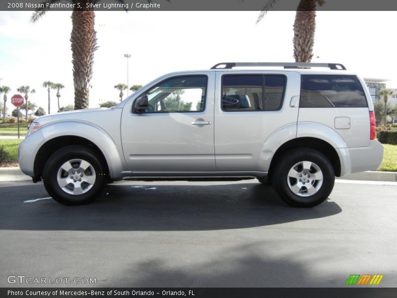 Silver Lightning / Graphite 2008 Nissan Pathfinder S