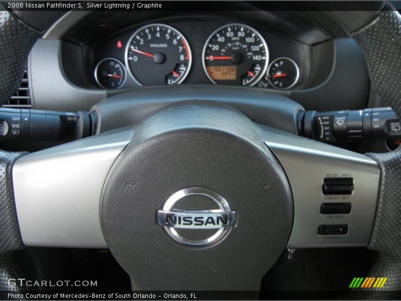 Silver Lightning / Graphite 2008 Nissan Pathfinder S