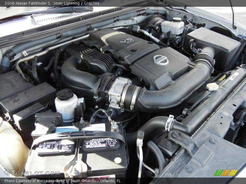 Silver Lightning / Graphite 2008 Nissan Pathfinder S
