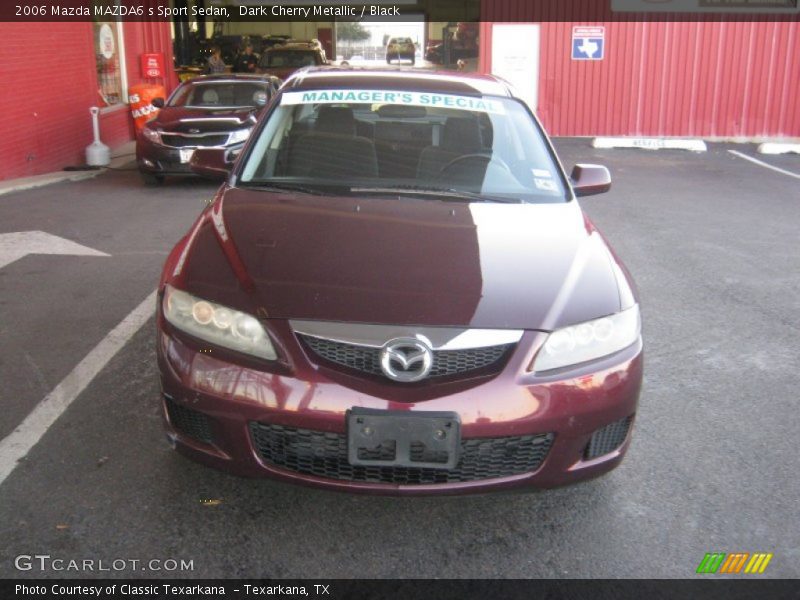 Dark Cherry Metallic / Black 2006 Mazda MAZDA6 s Sport Sedan